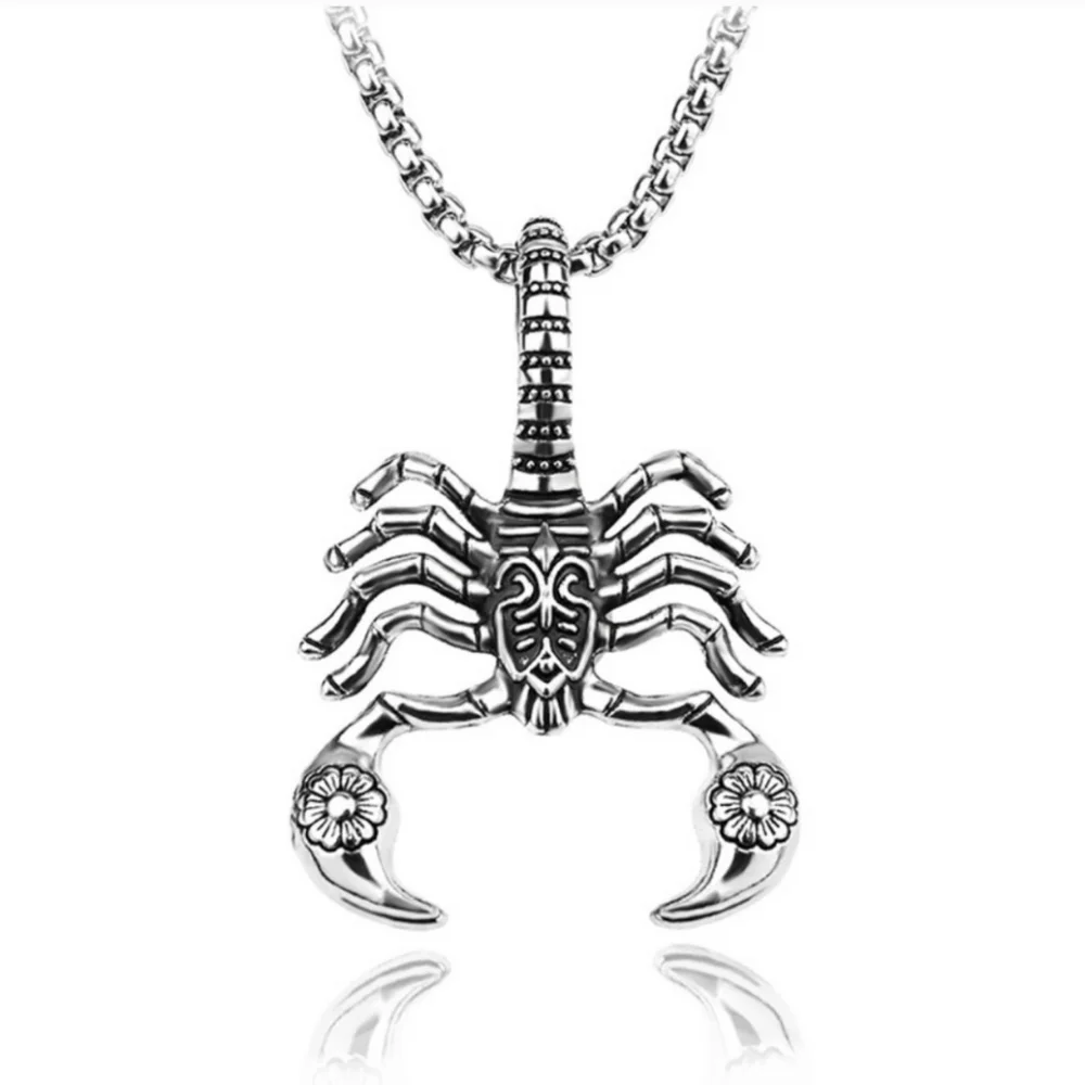 Men Scorpions Stainless steel Necklace